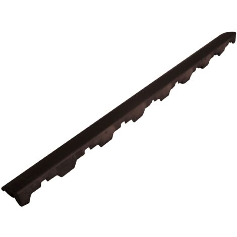 scivolo con agganci per pavimentazione da esterno femmina marrone, 580x45x25 mm.