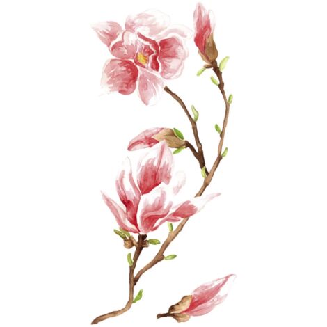 Sticker little magnolia Crearreda adesivo murale frasi famose 15x31 cm