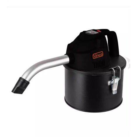 Vinco bidone fusto aspiracenere elettrico in acciaio 4 litri 600W con scuotifiltro integrato