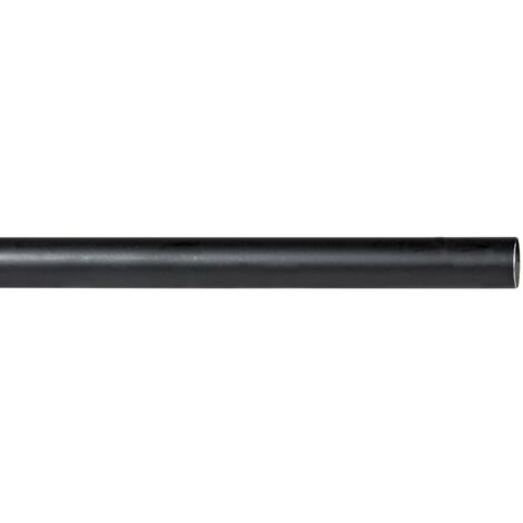 bastone per tende - nuvole colore nero da 200 cm con diametro 20 mm