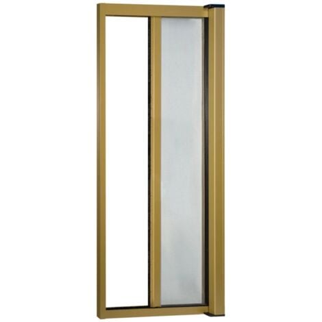 zanzariera avvolgibile per porta color bronzo, 120x240 cm