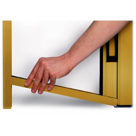 zanzariera avvolgibile per porta color bronzo, 120x240 cm