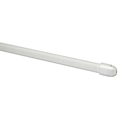 bris astina piatta in acciaio plasticato bianca estensibile da 40 a 60 cm