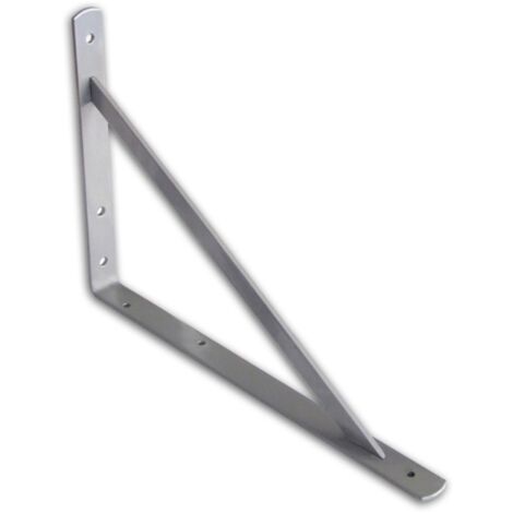 reggimensola industriale - 330 x 500 mm. - grigio metallizzato