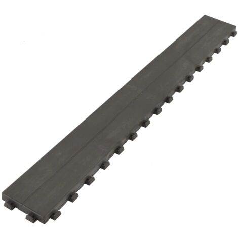 piastrella da esterno a doga effetto legno marrone - 118x14,5x2,5 cm.