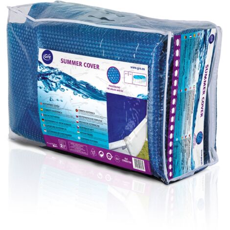 telo di copertura gre per piscina fuori terra ovale 610x375 cm - cod. 773324