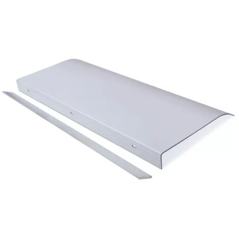 pensilina essenza in policarbonato trasparente 120x44,5 cm