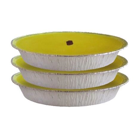 3 pezzi di ricarica" paros" per vaso "delos" alla citronella 16,5 cm