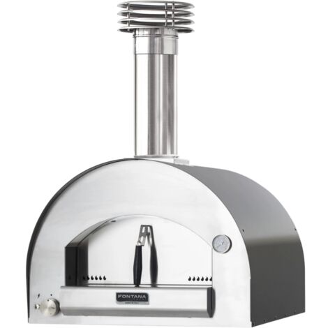 forno pizza a gas fontana "margherita" colore antracite 2 pizze