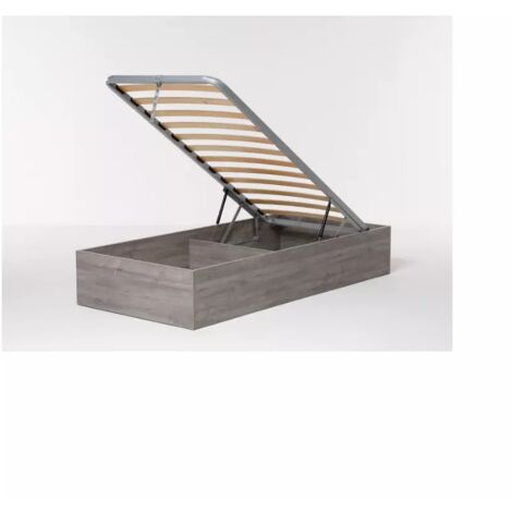 Letto Singolo 90x190 Cm Con Contenitore - Divano Letto Imbottito, Luci E USB, Testiera In Velluto - Foto 14