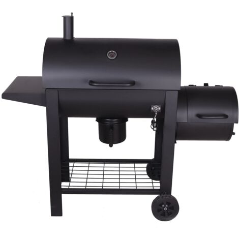 barbecue a carbone arnold "colorado" con affumicatore 66x42 cm