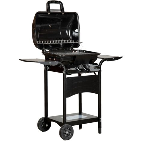 barbecue a gas arnold "arizona" 2 bruciatori 115x55x102 cm