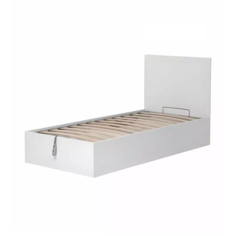 letto singolo contenitore "hi box" bianco 90x190 cm
