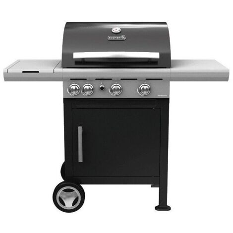 Barbecue a Gas con Pietra Lavica BBQ Coperchio Bruciatori da Giardino Balcone