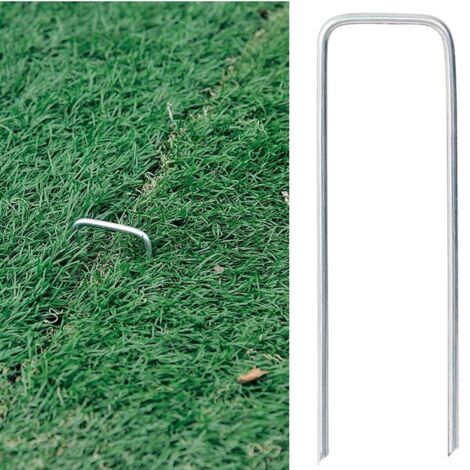 VERDEMAX PICCHETTI A U PER ANCORARE IL PRATO SINTETICO ACCESSORI GIARDINO