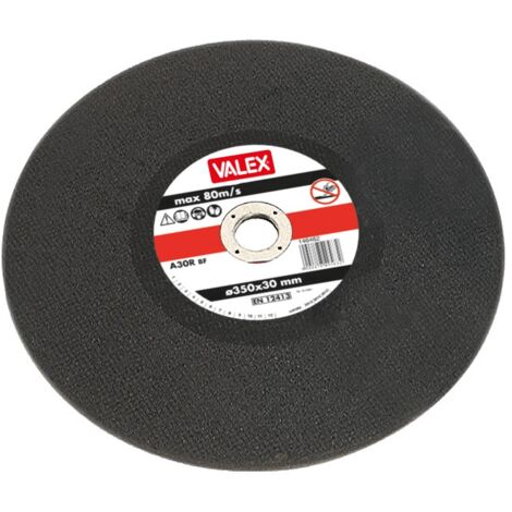 disco abrasivo piano da taglio per troncatrici valex 350x3 mm
