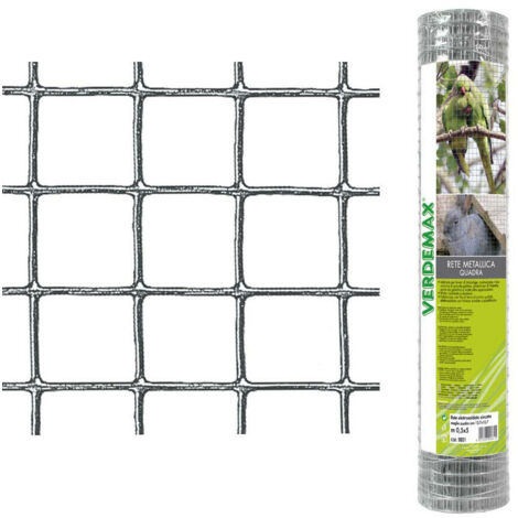 rete quadra metallica - verdemax - 1x5 metri. (1/5)