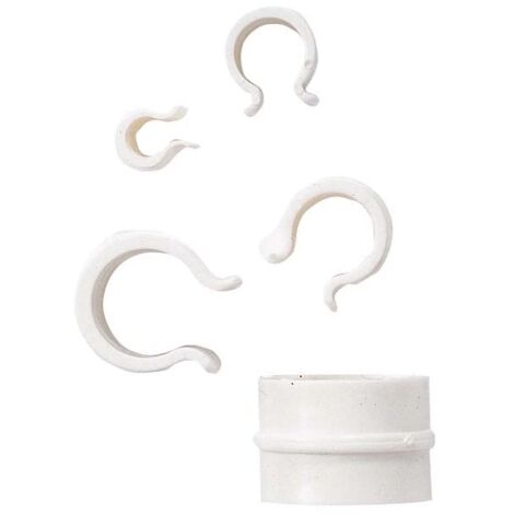 CLIPS DI FISSAGGIO DIAMETRO 8 MM 30 PZ Per Giardino Esterno Teli Antigrandine