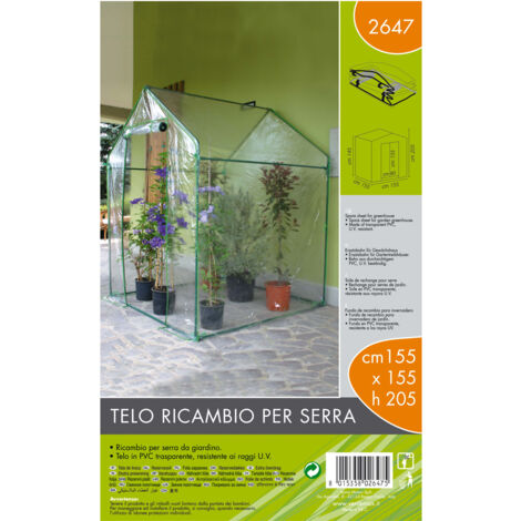 Copertura Di Ricambio Per Serra A 4 Piani In PVC Trasparente Con Porta Avvolgibile Con Cerniera Per Uso Esterno E Interno 69x49x155cm 98339210