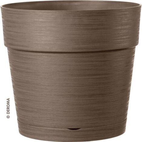 vaso da giaridino "save" color cammello, 20 cm (1/4)