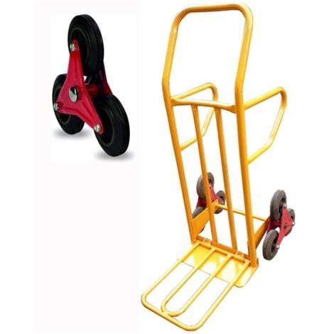 carrello saliscale essenza in acciaio portata 250 kg 56x80x123 cm