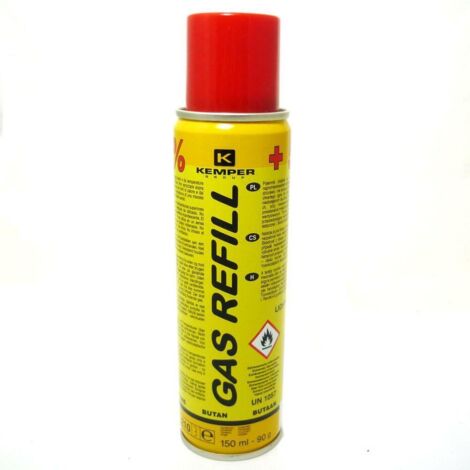 cartuccia a gas butano kemper per accendini e microsaldatori 90 gr