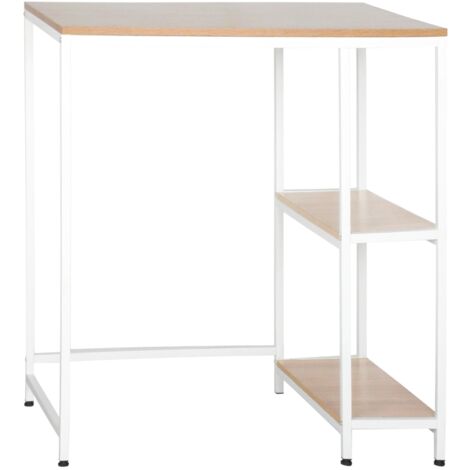 mobile lavatrice "janet" bianco e legno, 90x60x93 cm