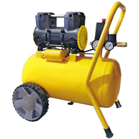 compressore aria silenziato 24 litri 2hp