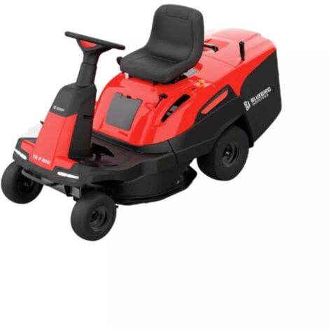 trattorino tagliaerba a scoppio bluebird "tr p 74h" taglio 74cm 352cc rider con cesto di raccolta