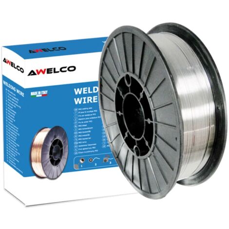 filo per saldatura in alluminio per saldatrici mig a filo bobina diametro 200 mm con filo da 1,0 mm - awelco