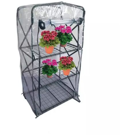 Copertura di ricambio per serra, copertura per piante a 3/4/5 livelli, in PVC trasparente per interni/esterni, con copertura con cerniera, per piante, freddo, pioggia