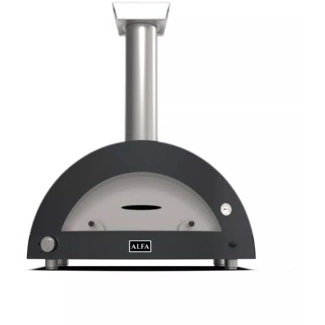 forno pizza a gas alfa "moderno" colore nero 5 pizze