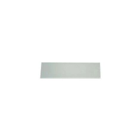 Ripiano In Vetro Temperato 50x10 Cm, Mensola Trasparente Con Supporti Cromati Per Bagno, Cucina E Camera - 4
