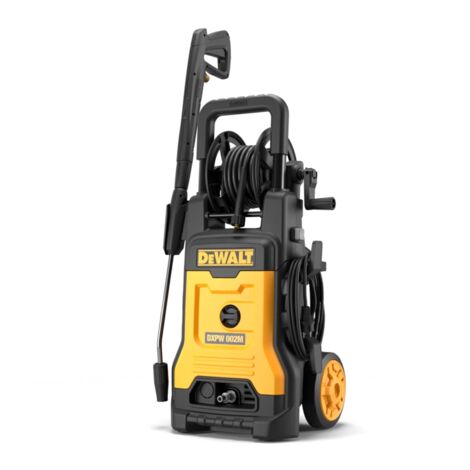 idropulitrice elettrica a freddo dewalt "dxpw002me" 150 bar 450 l/h 2100 w - motore ad induzione