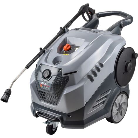 idropulitrice elettrica a caldo comet "scout 150 extra" 150 bar 540 l/h 2700 w