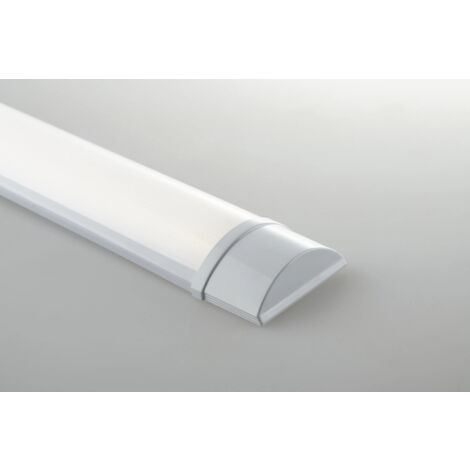 "Barra LED BATTEN in policarbonato bianco 36W luce naturale 4000K 120 cm."