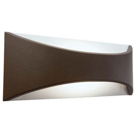 applique led "moon" marrone 6w, bianco naturale (1/5)