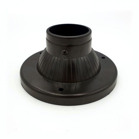 Base Da Pavimento Per Pali Diametro 60mm In ABS Per Serie APOLUX VELAMP SPH162