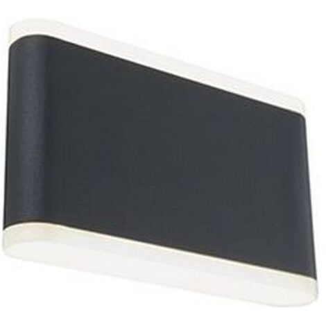 applique led "wave" grigia 14w, bianco naturale (1/5)