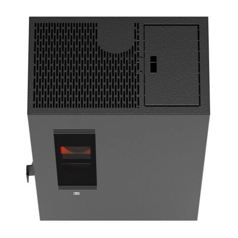 stufa a pellet slim  canadian stove "mini 5" nero 4,4 kw