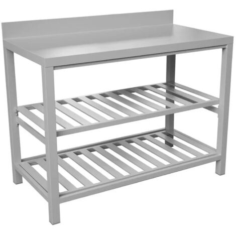 cucina da esterno modulare solaria "modulo 5" in alluminio grigio chiaro 120x60x90 cm (1/2)