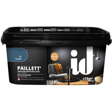 vernice pittura effetto paillett blu- 2 lt