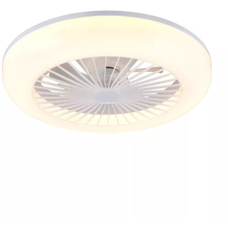 ventilatore da soffito con led "mora" bianco ø45 cm 13w