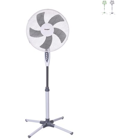 ventilatore a piantana kooper "articfresh" bianco 45w