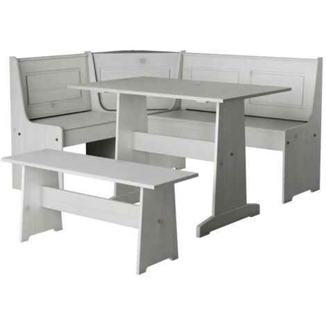 set giropanca ad angolo bellahome in pino massello con contenitore 163x122x87,5 cm