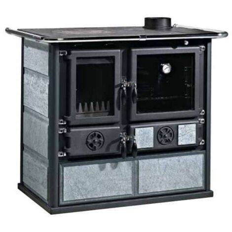 La Nordica Cucina a Legna Effetto Pietra Naturale 8,8 kW - 103x65x85cm