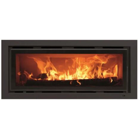 inserto a legna ventilato panadero "c-101-s" antracite 8,4 kw