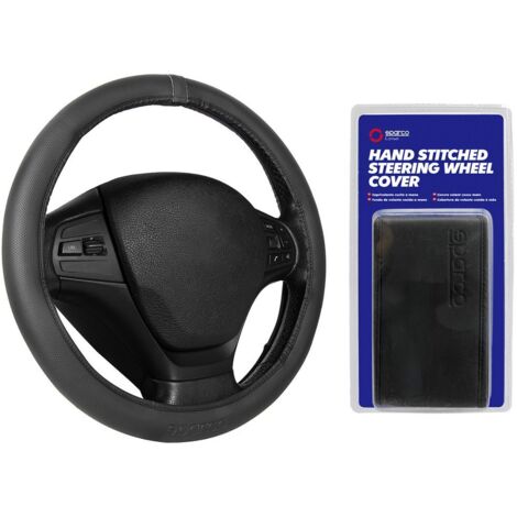 Sparco Coprivolante per auto nero in EVA senza anello di gomma e facile da installare