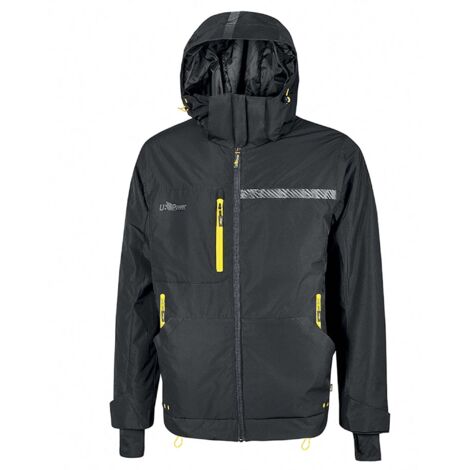 Giacca da lavoro U-Power Wink in Polartec laminato idrorepellente, taglia S, colore Nero Carbonio