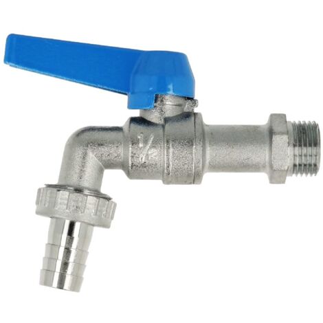 Rubinetto portagomma, sfera da 1/2" - in blister 1/2" (1/5)